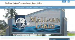 Desktop Screenshot of mallardlakes-de.com